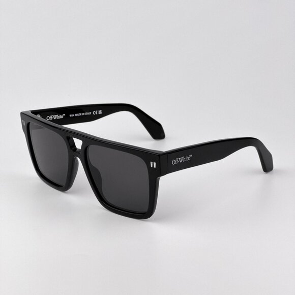 Off-White SPRINGFIELD Women Sunglasses Black Square Grey Model OERI133 1007 - Picture 6 of 11